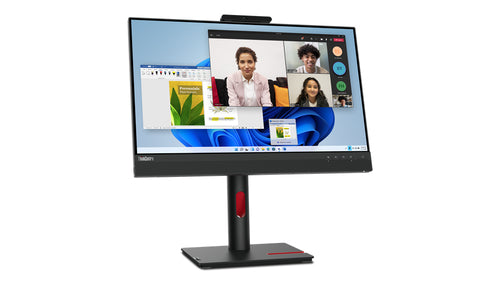 Lenovo Tio24 23.8" Wled Ips Fhd(16:9) Touch, Hdmi, Dp, Usb(2), H/Adj, Spkr, W/Cam, 3Yr