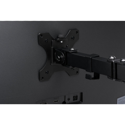 Kensington Dual Monitor Desk Mount, Up To 32" & 8Kg, Vesa 75X75, 100X100 - Black