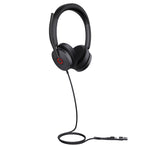 Yealink Wired (Uh48) Uc Stereoactive Noise Cancelling Headset With C To A Adapter