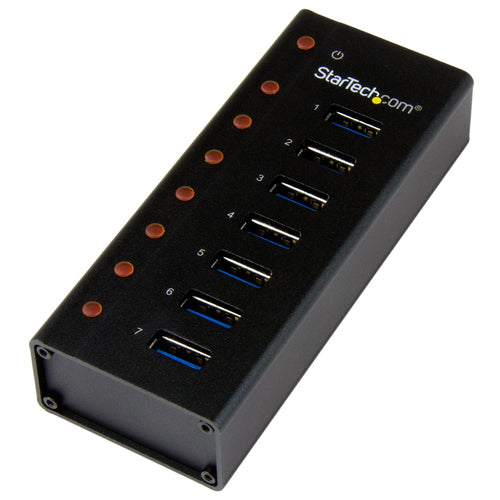 Startech 7 Port USB 3.0 Hub, Metal, Mount, 2Yr