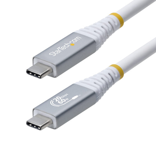 Startech 3M (10Ft) Usb4 Cable, Usb-If Certified, 20Gbps, White, Ltw