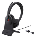 Yealink Wireless (BH74) MS Stereo Bt Anc Headset, Chargestand, Bt51, Black, C To A Adapter