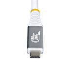 Startech 50Cm (1.6Ft) Usb4 Cable, Usb-If Certified, 80Gbps, White, Ltw
