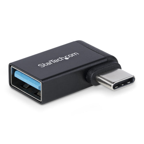 Startech Usb-C To Usb-A Adapter, Right-Angled, USB 5Gbps, 3A, Usb-C Male To Usb-A Female C