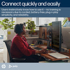 HP Poly Blackwire 3320, Ms, Stereo, Corded Headset, Including Usb-A Adaptor