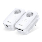 TP-Link Av1300 Gigabit Passthrough Powerline Starter Kit, GbE(3), 22 Mimo