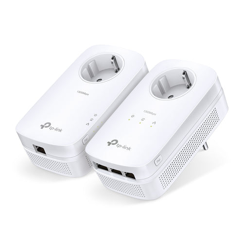 Tp-Link Av1300 Gigabit Passthrough Powerline Starter Kit, Gbe(3), 22 Mimo, 3Yr