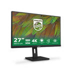 Philips 27" (16:9) Monitor, Uhd Ips, Hdmi(2), Dp, Usb(4), Usb-C, Lan, H/ Adj, Spk 4Yr