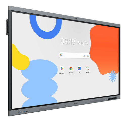 Samsung (Wafx-P) Interactive Display, 75" Uhd, 450Nits, Lan/Wifi, Cam, Mic/Spkr, 12H/7D,3Y