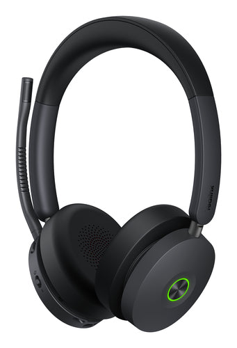 Yealink Wireless (Bh74) Ms Stereo Bluetooth Anc Headset, Bt51 Dngle, Black, C To A Adapter