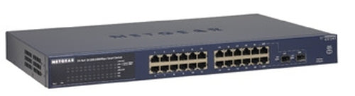 Netgear (Gs724T) 24-Port Smart Managed Switch, Gbe(24), Sfp(2), Life Wty
