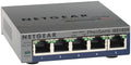 Netgear (Gs105E) 5-Port Web Managed Switch, Gbe+(5), Life Wty