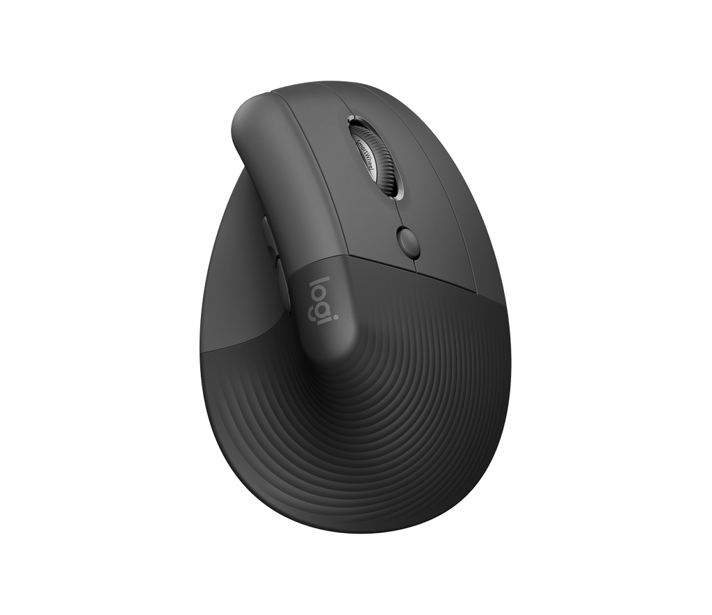 Logitech Lift Vertical Ergonomic Mouse For Business, Logi Bolt, Graphite