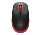 Logitech M190 Wireless Mouse Plug And Play, 2.4Ghz Nano Receiver, Red
