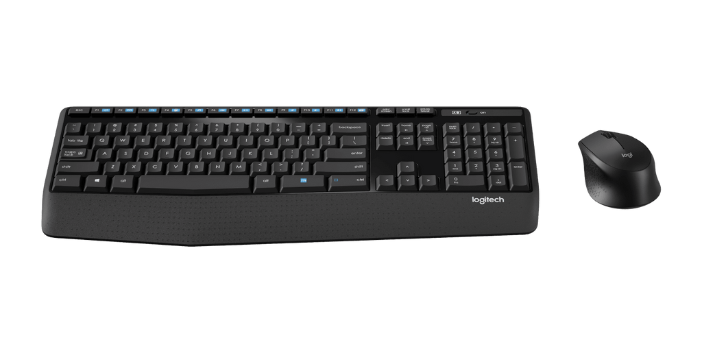 Logitech Mk345 Refresh Wireless Keyboard And Mouse Combo, 2.4Ghz Us B Receiver