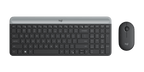 Logitech Mk470 Slim Wireless Keyboard And Mouse Combo, 2.4 GHZ Receiver, Graphite