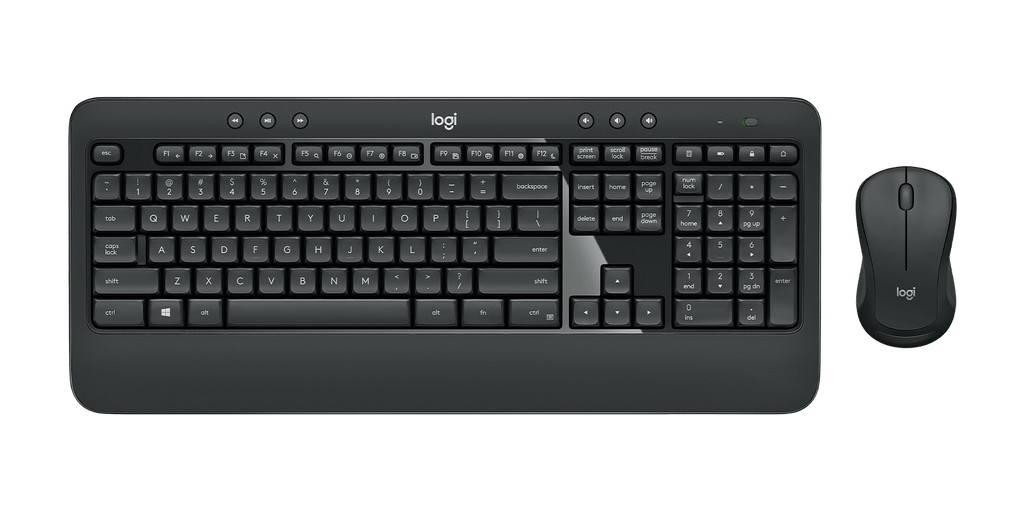Logitech Mk540 Advanced Wireless Keyboard And Mouse Combo Unifying Receiver
