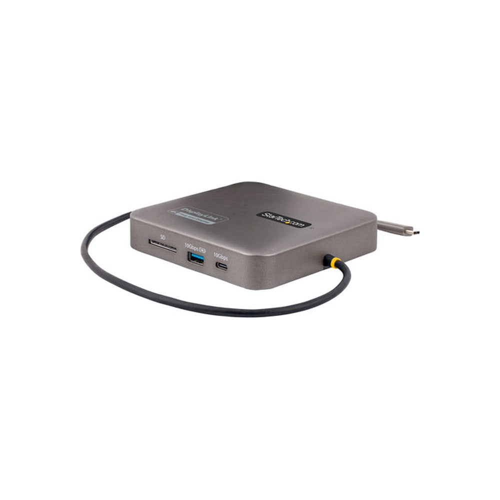 StarTech 0.55M USB-C Multiport Adapter, 100W, USB(1), 4K HDMI(2), RJ45(1), Sd/Mmc