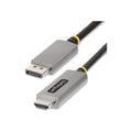 StarTech 2M Dp To HDMI Adapter Cable, 8K 60Hz, 4K 144Hz, Hdr10, Dp 1.4 To HDMI 2.1 Avc, Dp