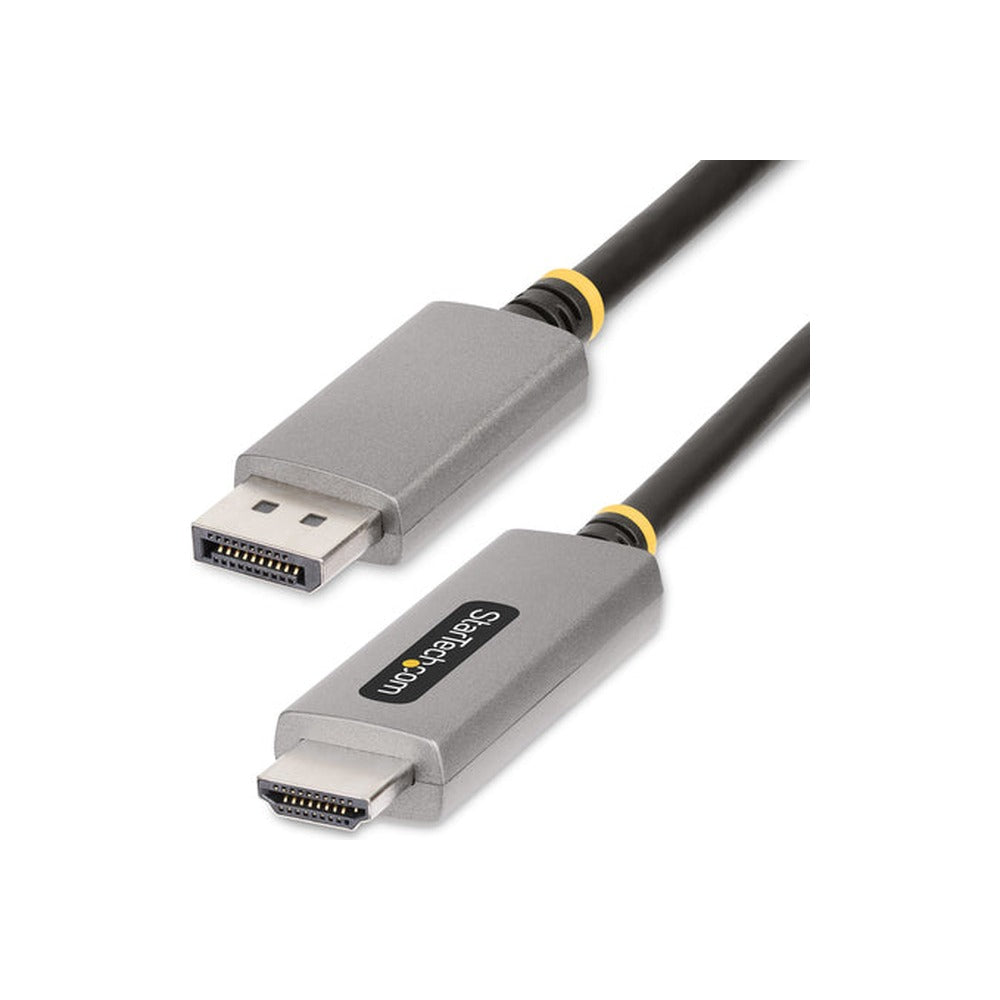 StarTech 2M Dp To HDMI Adapter Cable, 8K 60Hz, 4K 144Hz, Hdr10, Dp 1.4 To HDMI 2.1 Avc, Dp