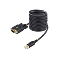 StarTech 10Ft (3M) USB To Serial Adapter Cable, Com Retention, Interchangeable Screws/Nuts