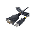 StarTech 1 Port USB To RS232 DB9 Serial Adapter Cable, M/M, 3Ft
