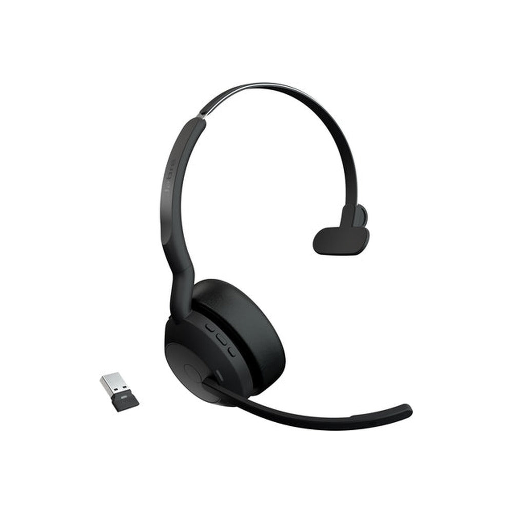 Jabra Wireless Evolve2 55 UC Mono Bluetooth Anc Headset +Link390A, USB-A