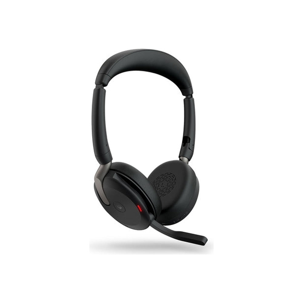 Jabra Wireless Evolve2 65 Flex MS Stereo Bt Headset W/Charging Stand + Link390A, USB-A