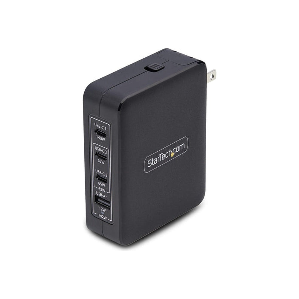 StarTech 140W 3 X USB C 1X USB A Gan Wall Charger Int
