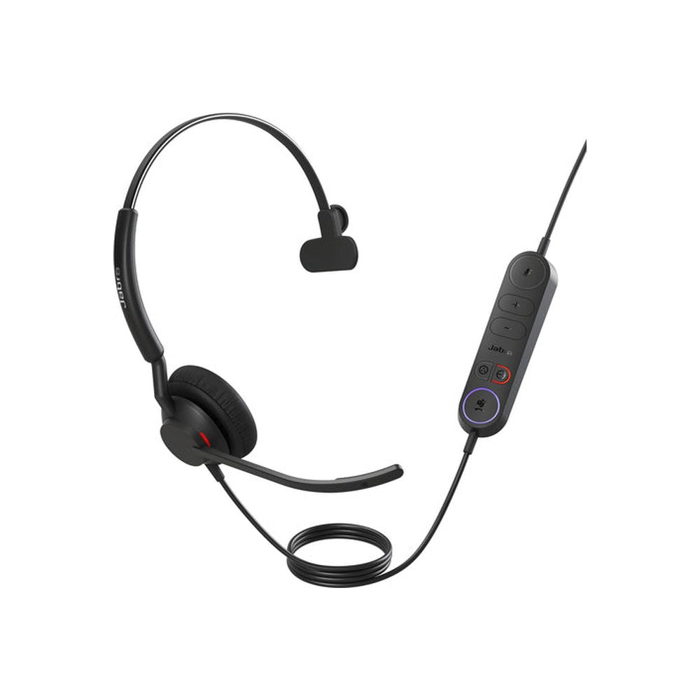 Jabra Engage 40 MS Mono Headset, Inline Link, USB-A