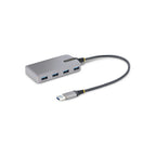 StarTech 4-Port USB Hub, USB 3.0 5Gbps, Bus Powered, USB-A To 4X USB-A Hub W/ Optional Au