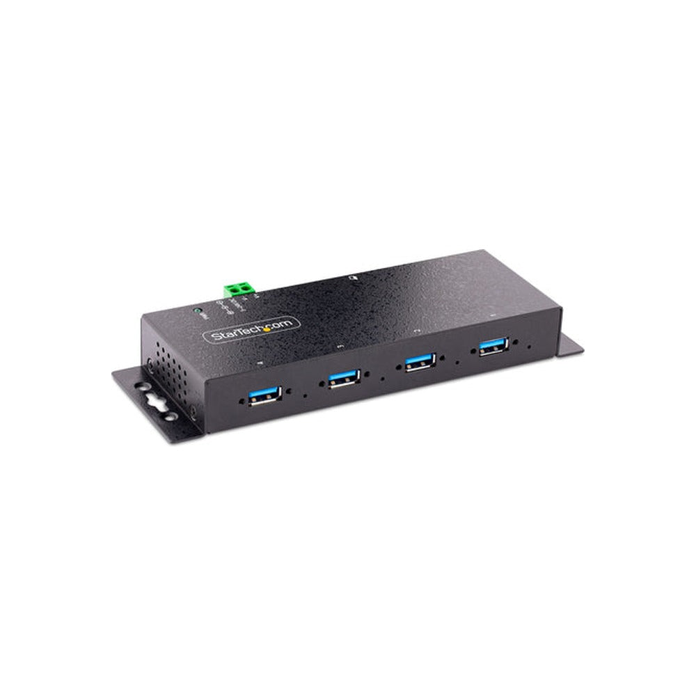 StarTech 4 Port Industrial USB 3.0 5Gbps Hub Mountable Rugged USB-A Hub 2Yr