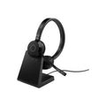 Jabra Wireless Evolve 65 Te UC Stereo Bluetooth Headset W/Charge Stand+ Link 390A Bt, USB-A
