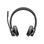 HP Poly Voyager 4320 Oth Wireless UC Stereo Headset W/Charging Stand, Bt700 Dongle, USB-A