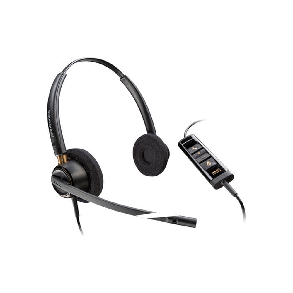 HP Poly Encorepro Ep525 UC Stereo Wired Headset, USB-A & C