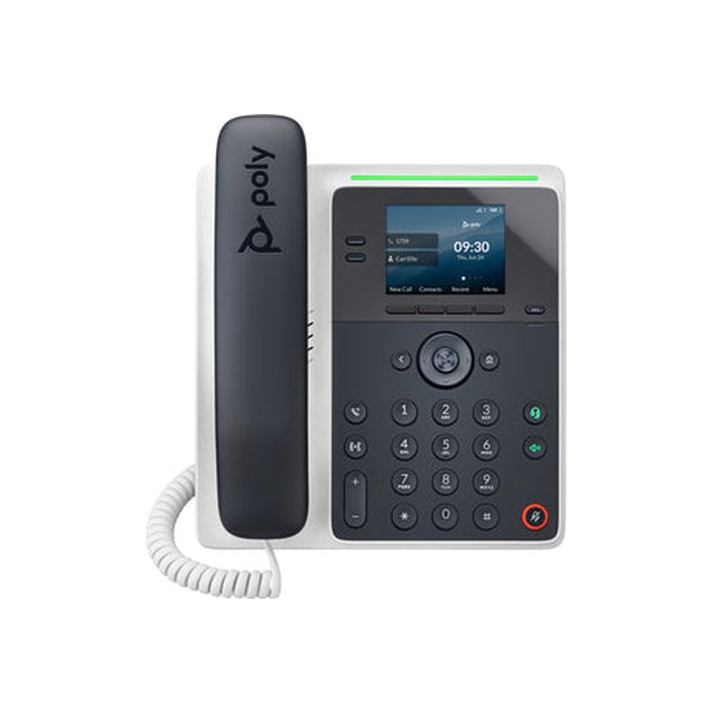 HP Poly Edge E100 Ip Phone W/Handset, 2.8″ Colour Screen, 2 Line Key