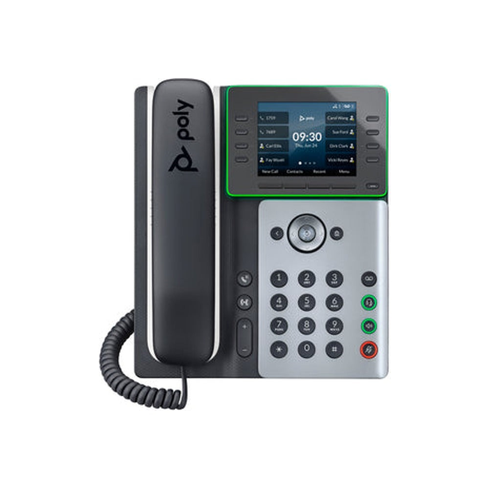 HP Poly Edge E320 Ip Phone, Noiseblock Ai And Acoustic Fence, USB-C, Bluetooth Compatible