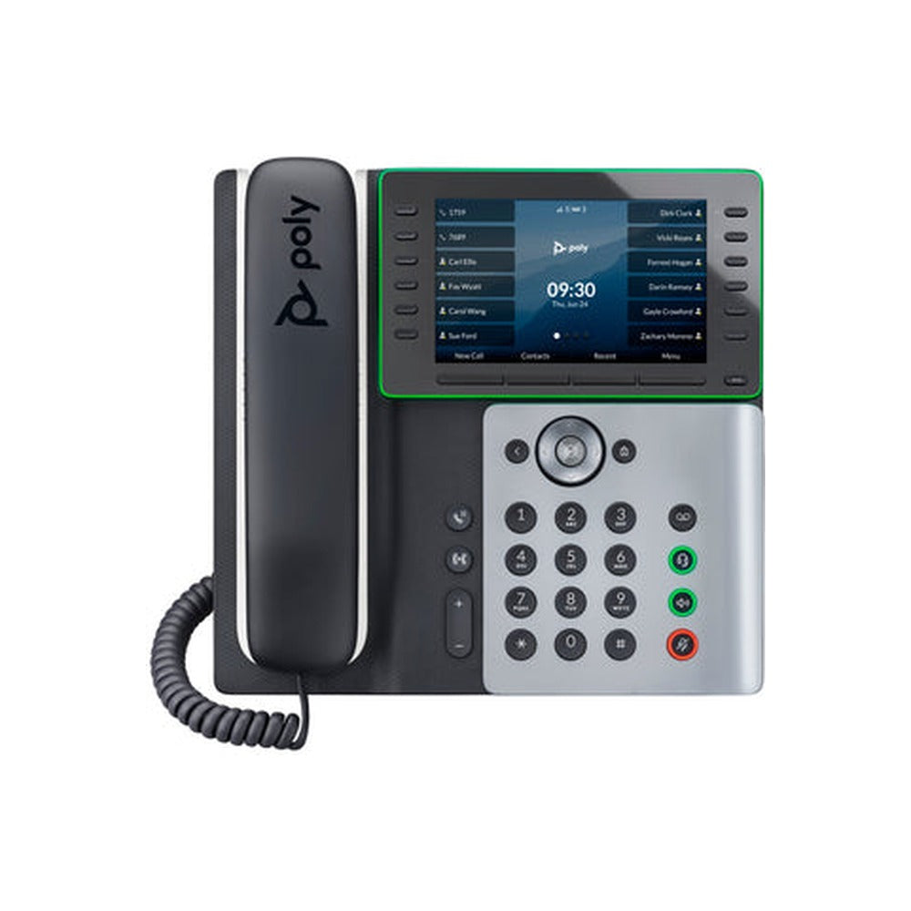 HP Poly Edge E550 Ip Phone, Noiseblock Ai And Acoustic Fence, USB-C, Bluetooth/Wifi