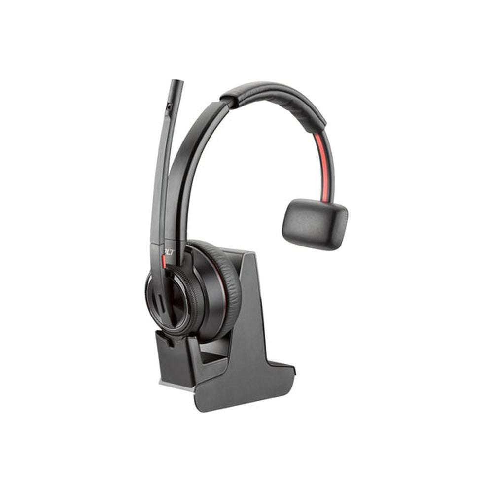 HP Poly Savi S8210 Oth Wireless UC Mono Dect Headset, D200 Dongle, Pc, USB-A