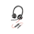 HP Poly Blackwire 8225 UC, Stereo USB-C Wired Headset, Anc, Inc USB-A Adaptor