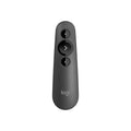 Logitech R500S Wireless Laser Presentation Remote, 2.4Ghz USB Receiver, Black, 20M Range-1Yr