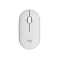 Logitech Pebble Mouse 2 M350S Bluetooth, Multi Device, Tonal White
