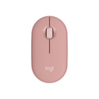 Logitech Pebble Mouse 2 M350S Bluetooth, Multi Device, Tonal Rose