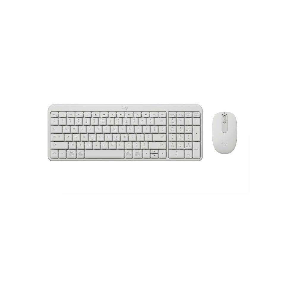 Logitech Mk250 Compact Bt Wireless Combo White 1Yr Wnty