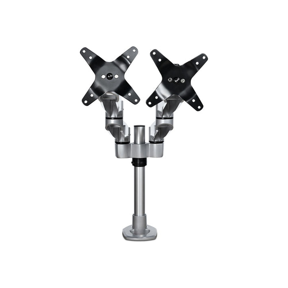 StarTech Dual Monitor Desk Mount <30″, <8Kg, Full Motion, Vesa, H/Adj, Silver
