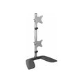 StarTech Vertical Dual Monitor Stand, Free Standing Mount 27″ Vesa 5Yr
