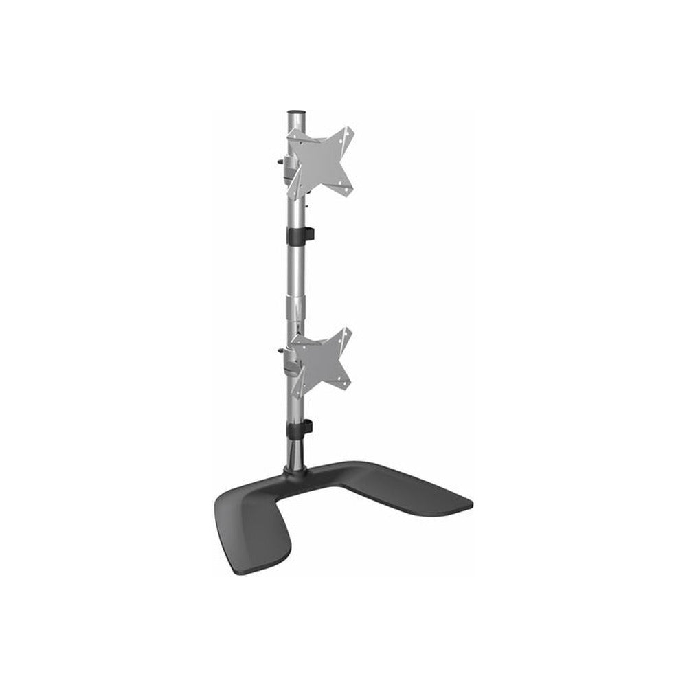 StarTech Vertical Dual Monitor Stand, Free Standing Mount 27″ Vesa 5Yr