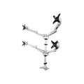 StarTech Quad Monitor Desk Mount <30″, <10Kg, Full Motion, H/Adj, Vesa, Silver