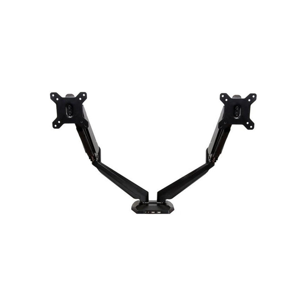 StarTech Dual Monitor Desk Mount <32″, <8Kg, Full Motion, Vesa, Black, USB, Audio