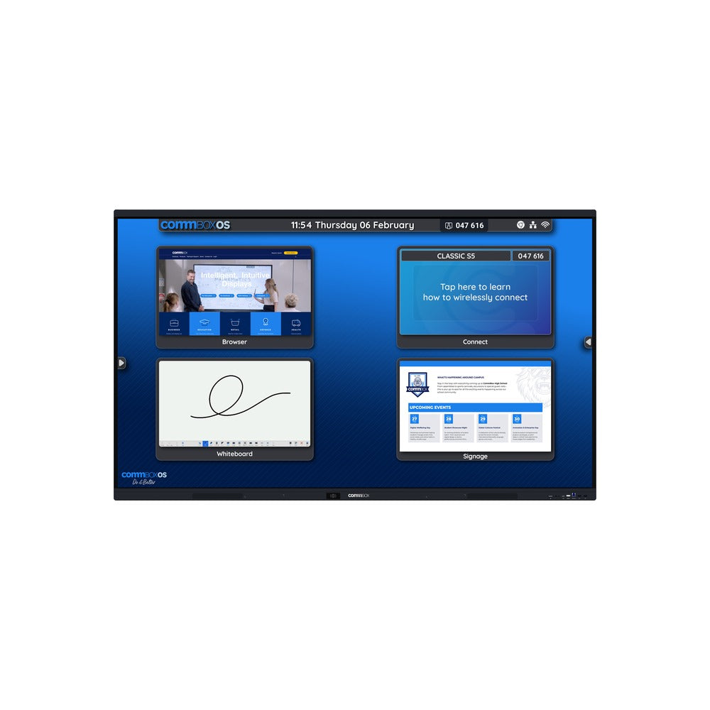 Commbox CBIC75S5 75″ Touchscreen Monitor, UHD